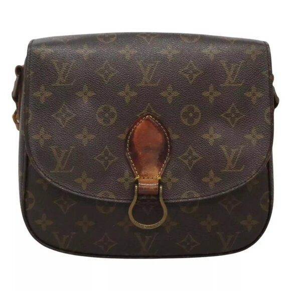 LOUIS VUITTON Monogram Saint Cloud GM Shoulder Bag M51242 LV Auth BA252 - Picture 2 of 16